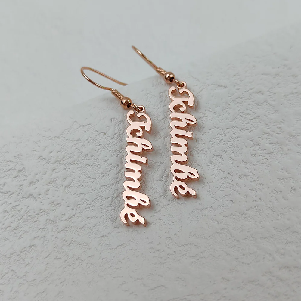 BOUCLES D'OREILLES PENDANTES JUSQU'À 2 PRÉNOMS - Image 5