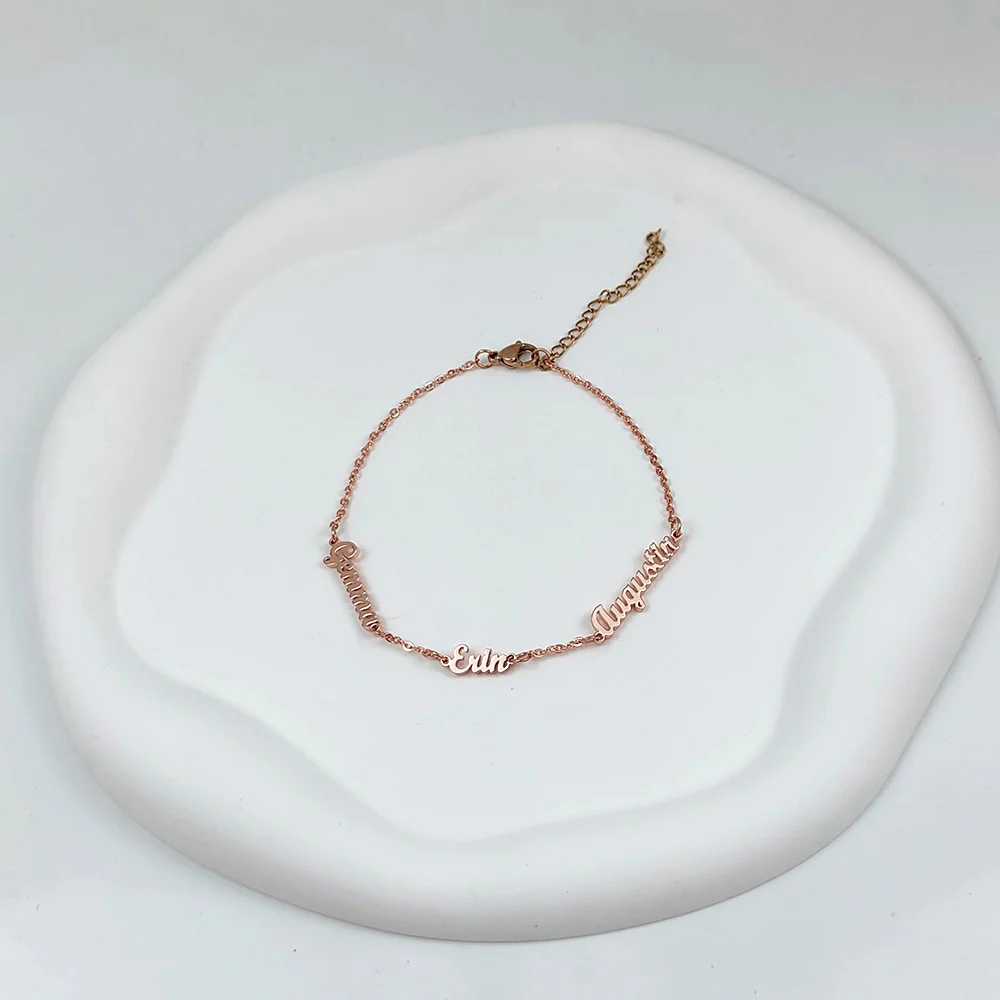 BRACELET LIEN ÉTERNEL JUSQU'À 4 PRÉNOMS - Image 3