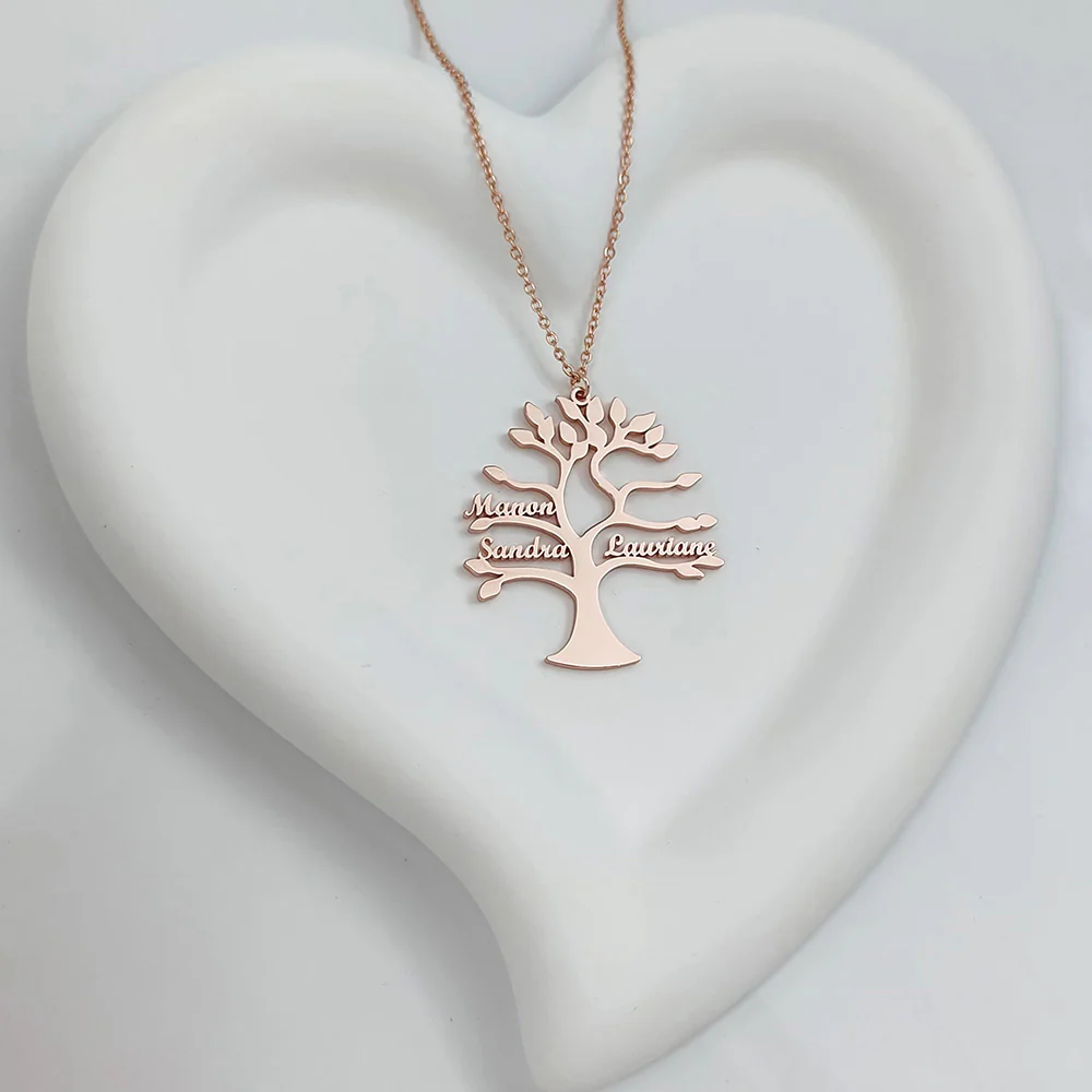 COLLIER ARBRE DE VIE JUSQU'À 9 PRÉNOMS - Image 6