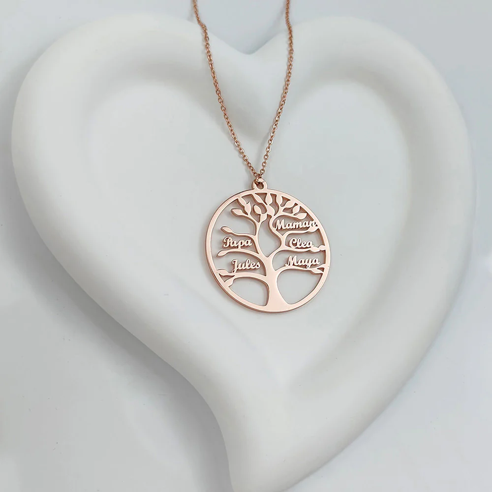 COLLIER ARBRE DE VIE JUSQU'À 13 PRÉNOMS - Image 6