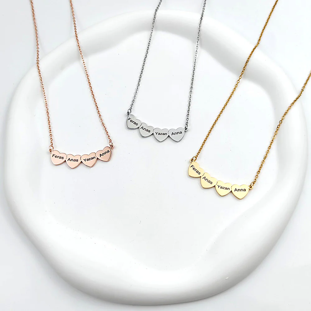 COLLIER COEUR JUSQU'À 5 PRÉNOMS - Image 6