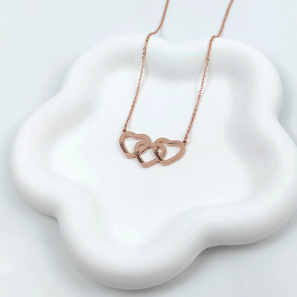 COLLIER COEURS UNIS JUSQU'À 5 PRÉNOMS - Image 6