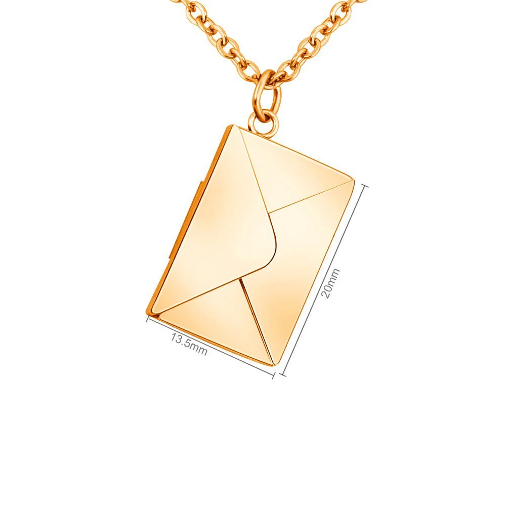 COLLIER ENVELOPPE MESSAGE PERSONNALISÉ - Image 10