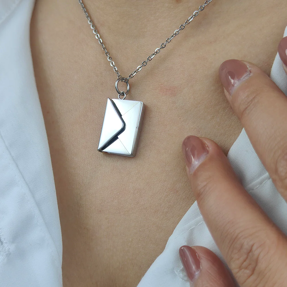 COLLIER ENVELOPPE MESSAGE PERSONNALISÉ - Image 7