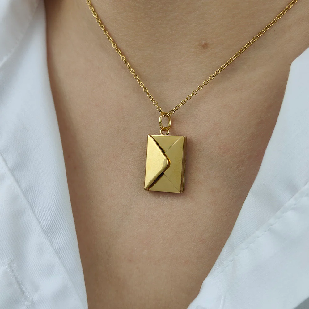 COLLIER ENVELOPPE MESSAGE PERSONNALISÉ - Image 8