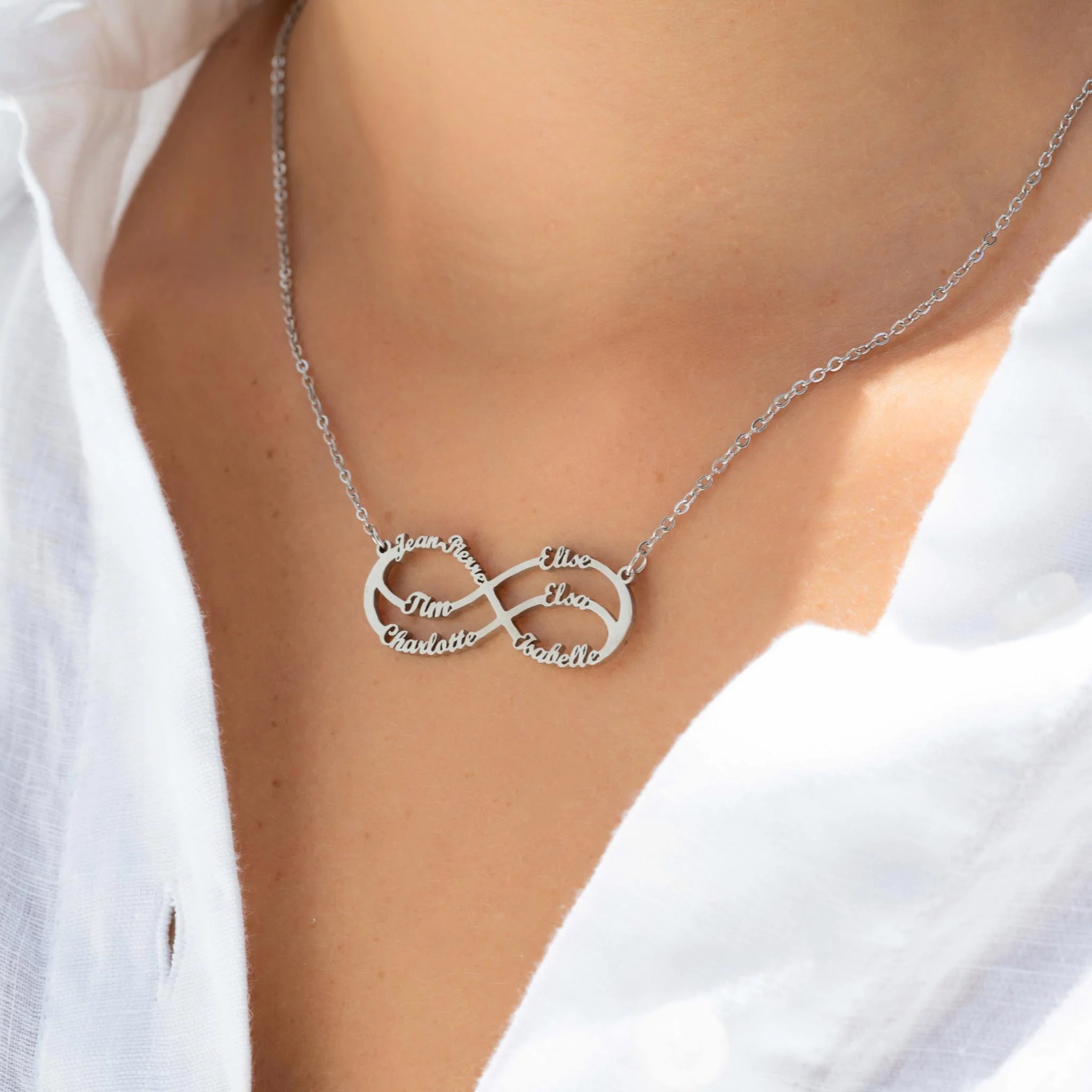 COLLIER INFINI JUSQU'À 8 PRÉNOMS - Image 3