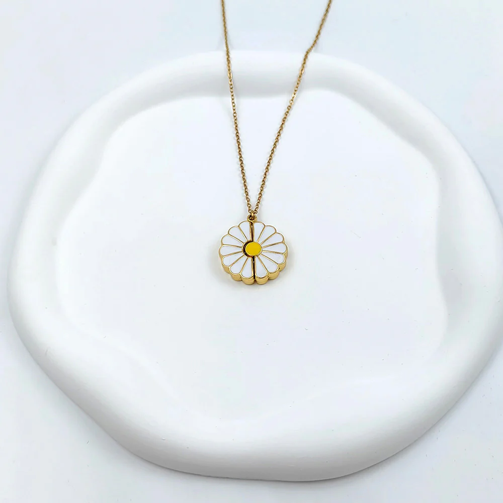 COLLIER MARGUERITE MESSAGE PERSONNALISÉ - Image 4