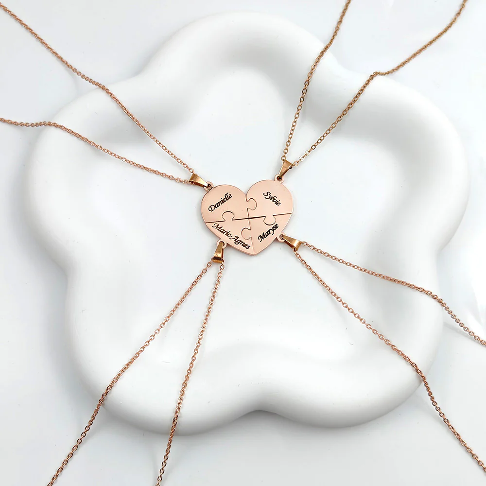 COLLIER PUZZLE JUSQU'À 8 PRÉNOMS - Image 3