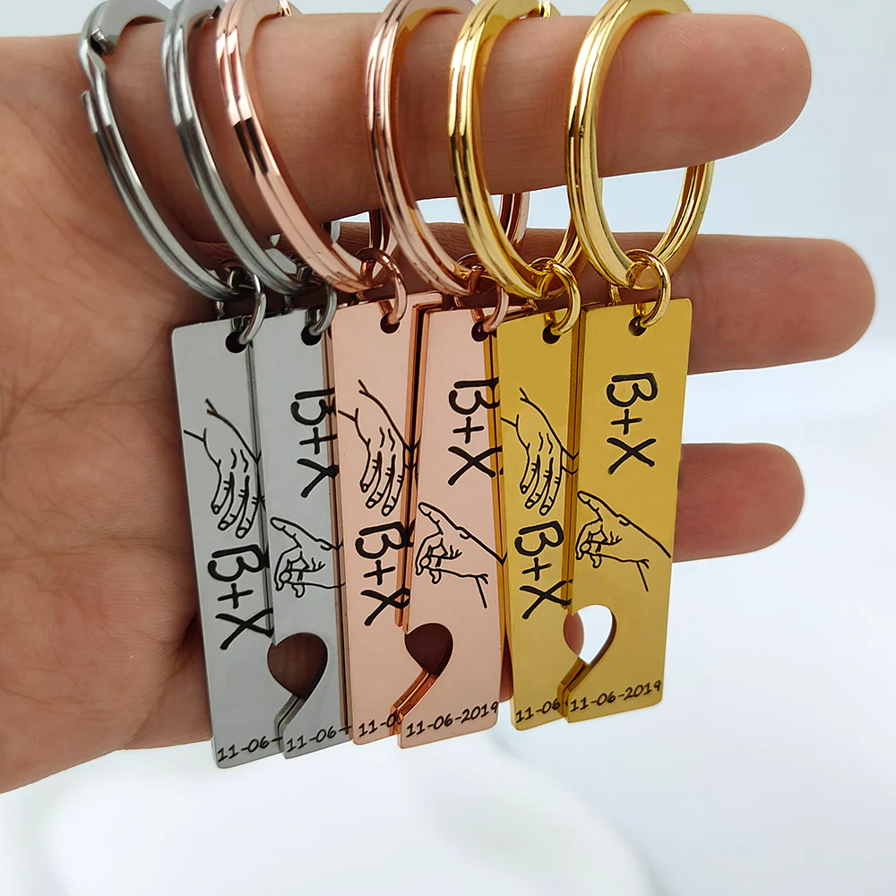 DOUBLE PORTE-CLÉS DATE ET PRÉNOMS - Image 6